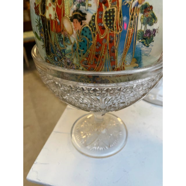 Up for your consideration, is a decorative Asian egg with glass stand. Great for the interior designer.