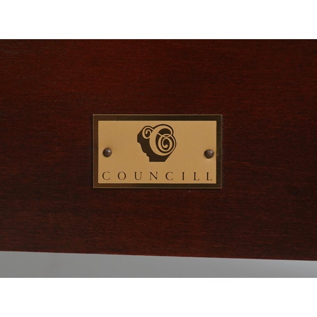 Councill Craftsmen King Size Mahogany Poster Bed For Sale - Image 16 of 16