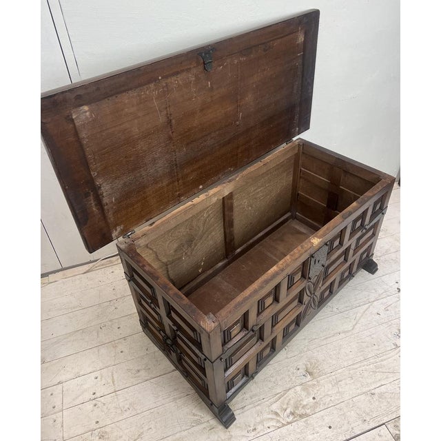 Spanish Baroque Style Blanket Chest, 1950s For Sale - Image 9 of 18
