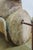 Vintage Indo Persian Carved Wood Ram Head Bust Sculpture on Stand 18" For Sale - Image 15 of 16