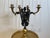 Wood Decorative Empire Style Wood Candle Stand With Bronze Angelic Figure For Sale - Image 7 of 13