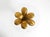 Glass Mid-Century Florentine Gilded Side Table with Large Leaves and Glass Top, 1960s For Sale - Image 7 of 18
