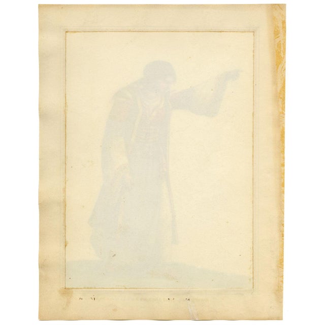 Michela De Vito, Costume of Villabadessa, Albanian Colony, Province of Teramo in the Kingdom of Naples, 1800s, Watercolour For Sale - Image 5 of 7