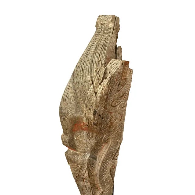 Singa Guardian Sculpture From the Batak Tribe of Sumatra, Early 20th Century For Sale - Image 4 of 7