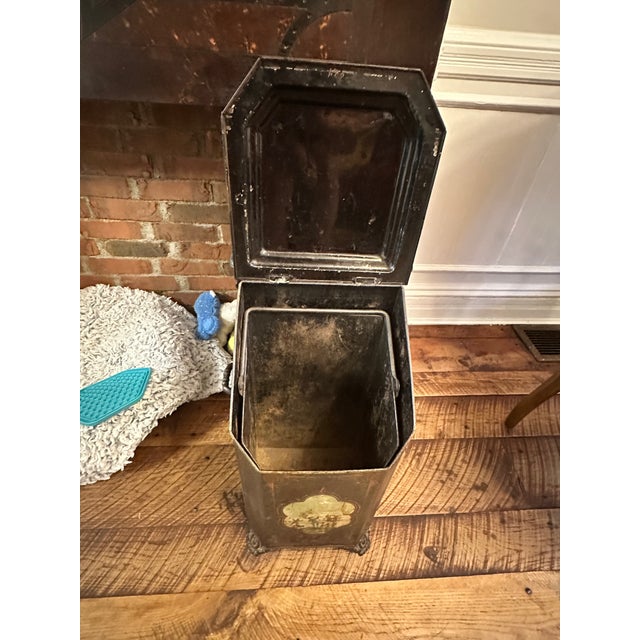 Antique Victorian Coal Storage Bin For Sale - Image 4 of 5