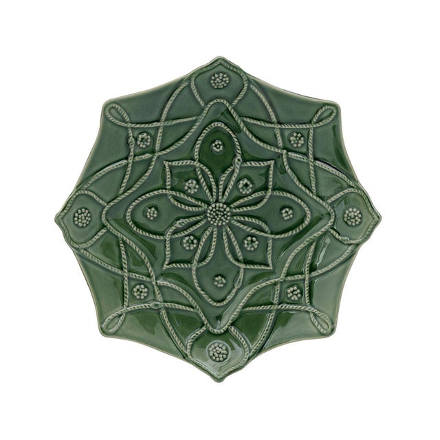 Veronica Beard for Juliska Jardins du Monde Green Party Plates