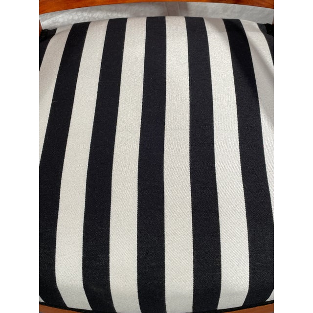 Wood Pair of Biedermeier Armchairs, 1820, Cherry For Sale - Image 7 of 9