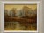 Reflections on Forest Pond in the English Countryside with Warm Yellows & Browns, by 20th Century British Artist,...