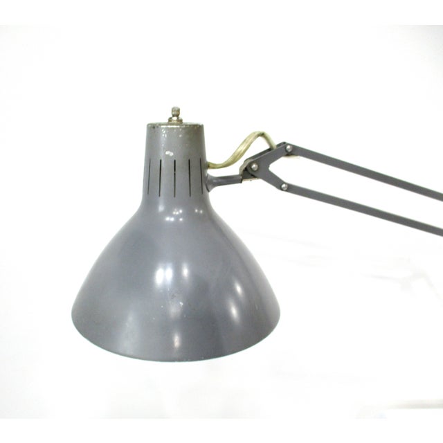 Mid 20th Century Vintage Jac Jacobsen L 1 Luxo Desk Lamp For Sale - Image 5 of 10