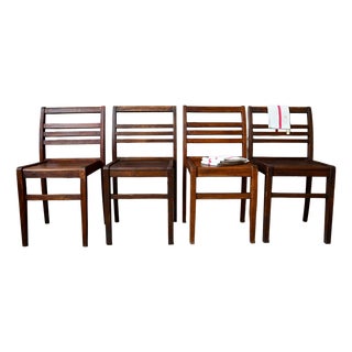 Reconstruction Chairs from René Gabriel, 1940s, Set of 4 For Sale