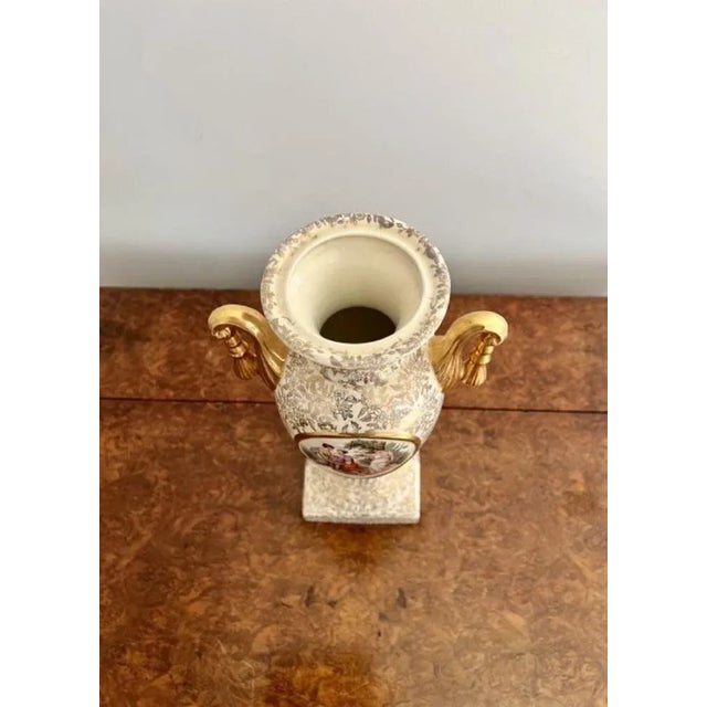 Ceramic Antique Victorian Vases, 1890, Set of 2 For Sale - Image 7 of 8