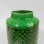 Mid-Century Modern Italian Green Ceramic Vase with Triangular Pattern, 1960s For Sale - Image 9 of 12