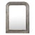 French Louis Philippe Silver Gilt Mirror 22.5"w X 29.5"h For Sale