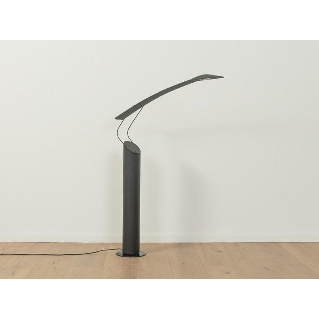 DOVE floor lamp by Mario Barbaglia & Marco Colombo for Italiana Luce from the 1980s. High-quality, black, adjustable...