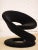 Jaymar Sculptural Spiral Ribbon Chair in Black Mohair Attributed to Jaymar For Sale - Image 4 of 10
