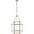 Transitional Suzanne Kasler for Visual Comfort Signature Morris Small Lantern in Polished Nickel with White Glass For Sale - Image 3 of 3