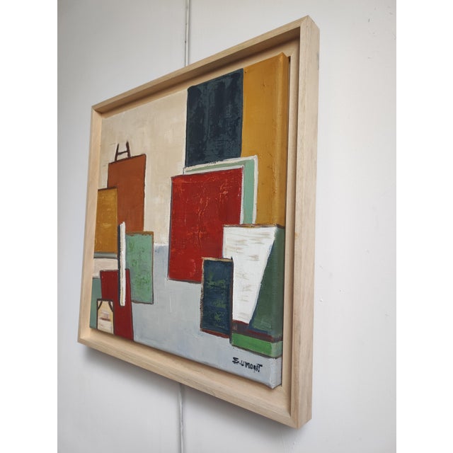 Artist Studio, Abstract, Moder, Geometric Framed by Sophie Dumont For Sale - Image 4 of 8