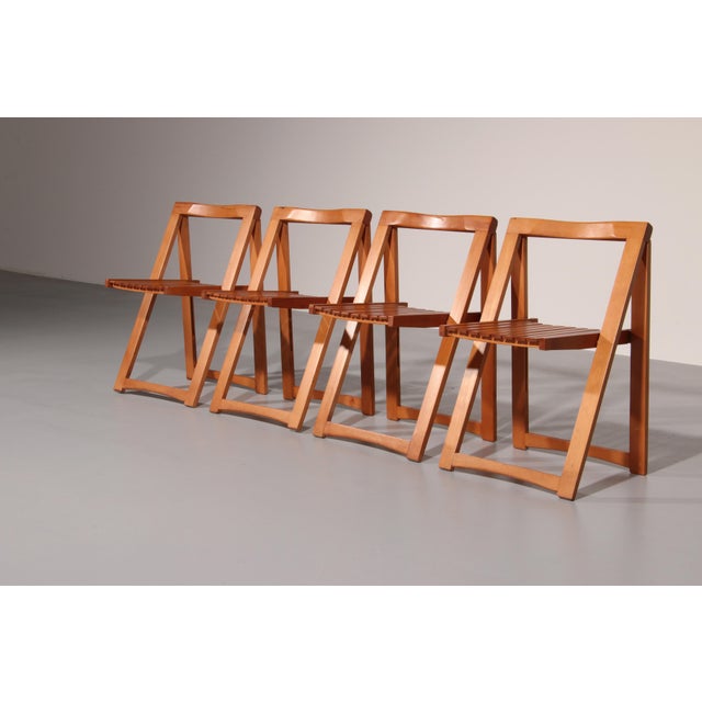 1960s Trieste Chairs by Aldo Jacober for Alberto Bazzani, 1960s, Set of 4 For Sale - Image 5 of 11