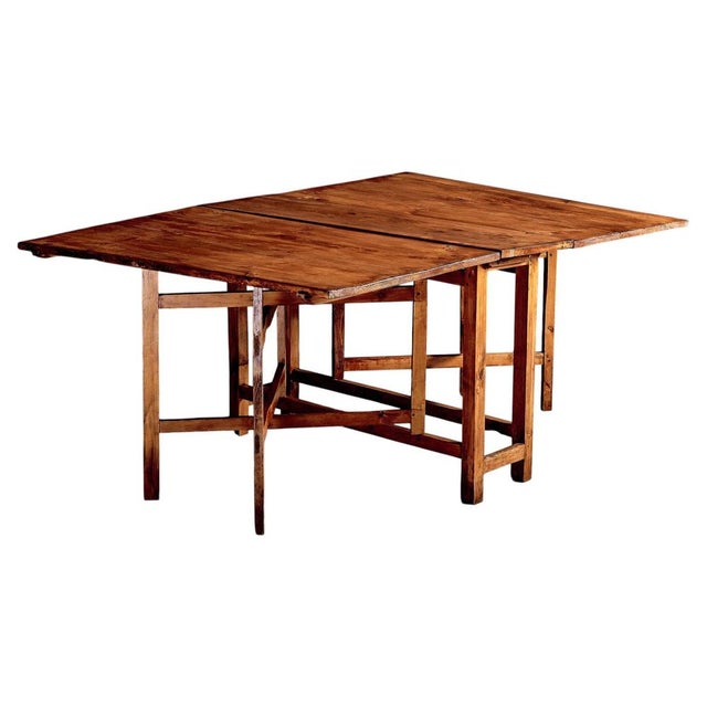 Swedish Table in Pine with Folding Leaves, 1920s For Sale - Image 14 of 14