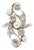 Antique Platinum 14k Pearl 1.55ctw Old Euro Diamonds Belle ÉPoque Cocktail Ring, Size 6.25 For Sale