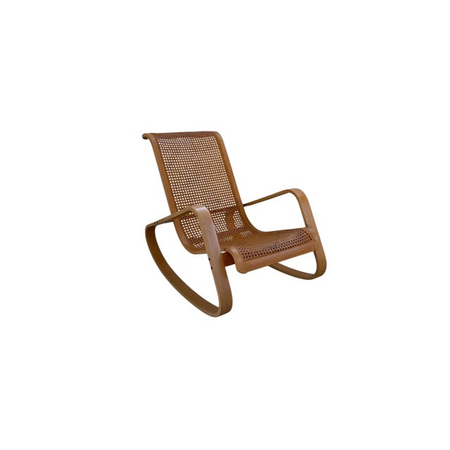 Wood Wo Rocking Chair by Luigi Crassevig for Crassevig, 1970s For Sale - Image 7 of 7
