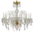 Antique Bohemian Crystal Chandelier with 12 Arms. An elegant twelve-light Bohemian crystal chandelier dating back to...