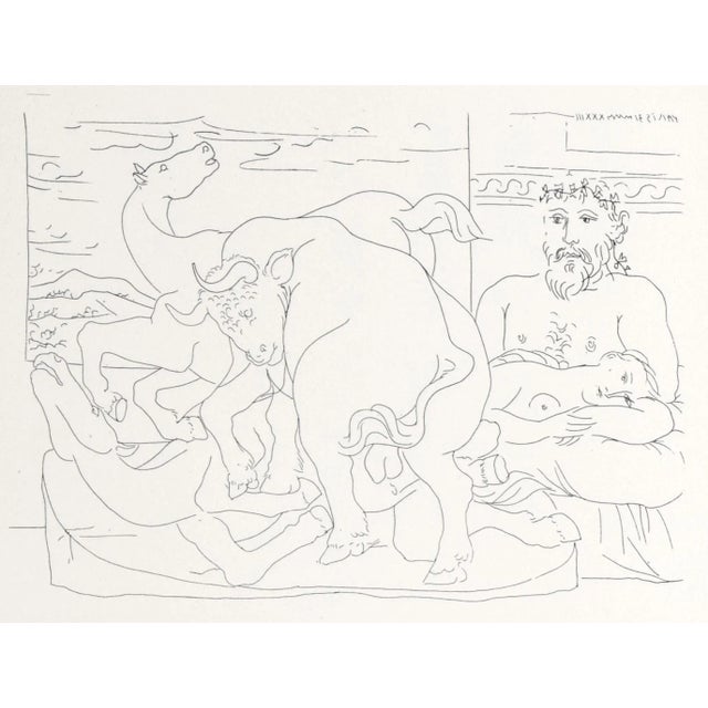 Pablo Picasso Vintage Pablo Picasso Vollard Suite Print 1956 For Sale - Image 4 of 6