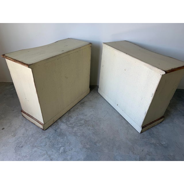 Vintage Habersham Palm Beach French Country Hand-Painted Distressed Finish Chests – A Pair For Sale - Image 12 of 12