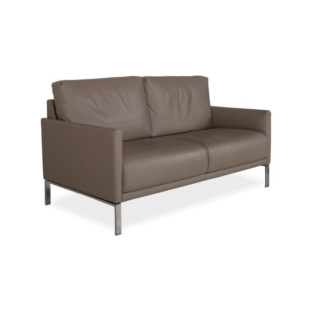 Modern Cara Leather Two-Seater Sofa from Rolf Benz For Sale - Image 3 of 14