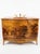 This item was salvaged from an estate in Atherton, CA. The Cabinetry & Artwork Style: The base cabinet is a bombe chest...