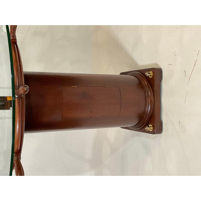 Early 20th Century Antique Ships Wheel and Binnacle Table For Sale - Image 5 of 6