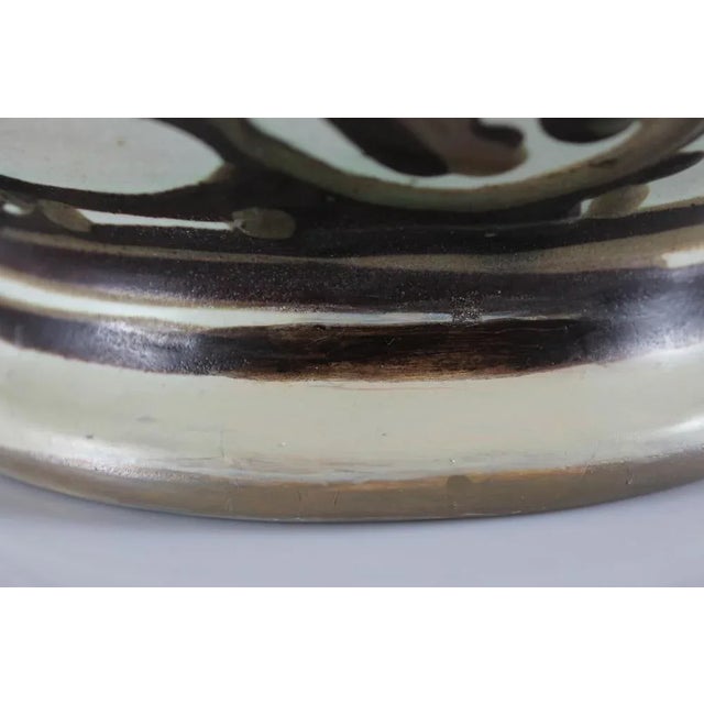 Large Ceramic Vase with Abstract Pattern by Herman A. Kähler, 1920s For Sale - Image 4 of 11