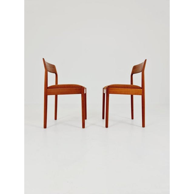 Danish Teak Dining Chairs by Johannes Norgaard, 1960s, Set of 2 For Sale - Image 9 of 14