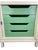James Mont Style Lacquered Credenza in Cream & Mint Green, Hollywood Regency, 1960s (Attributed) For Sale - Image 10 of 16