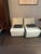 2000 - 2009 Pair of White Leather Chairs Attributed to Minotti For Sale - Image 5 of 5
