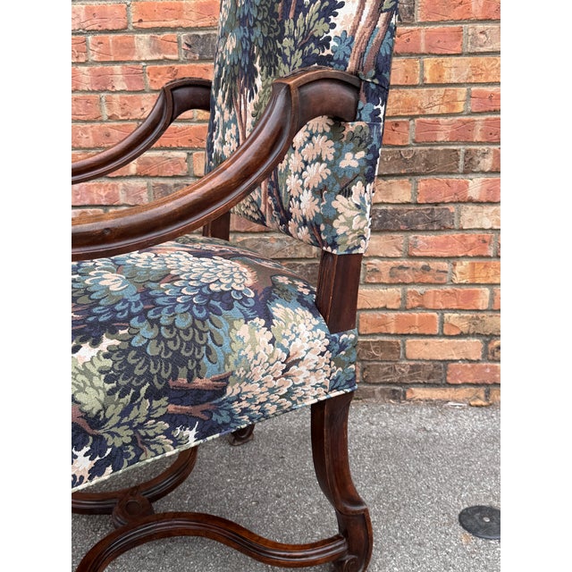 Newly Upholstered French Armchairs For Sale - Image 10 of 17