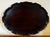 Brown Antique Early 19th Century English George III Carved Mahogany Oval Serving Tray For Sale - Image 8 of 11