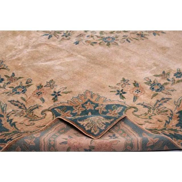 1960s Vintage Handwoven Kerman Area Rug 8'3" X 10'6" For Sale - Image 4 of 6