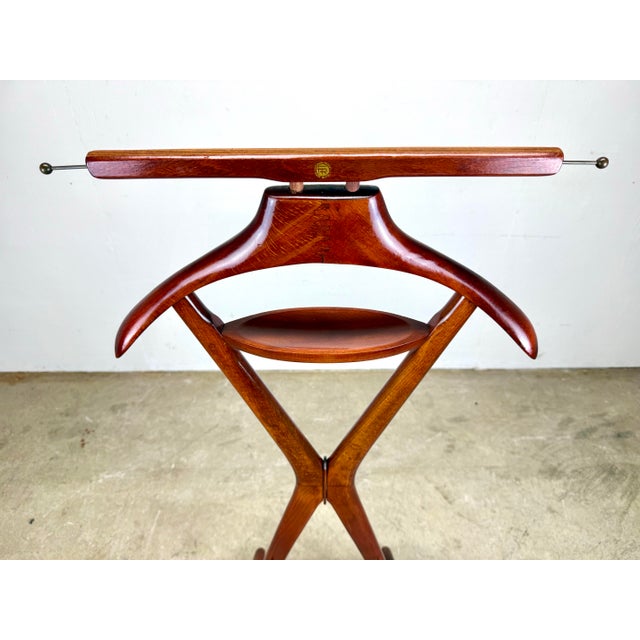 Mid Century Italian Modern Men’s Valet by Ico and Luisa Parisi for Fratelli Reguitti, Italy For Sale - Image 11 of 12