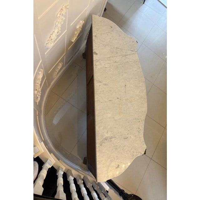 1900 - 1909 Antique French Ormolu-Mounted Marble Top Sideboard, 1900s For Sale - Image 5 of 18