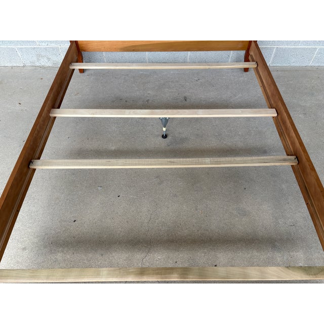 Chatam Reproductions Arts & Crafts Mission Style Queen Size Cherry Bed Frame For Sale - Image 9 of 9