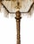 Ornate Gold-Tone Barley-Twist Buffet Lamp With Fringed Shade For Sale - Image 9 of 11