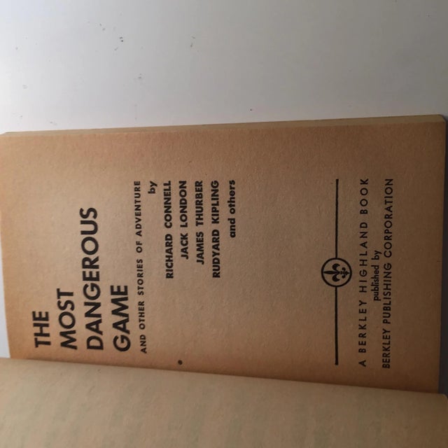 'The Most Dangerous Game' Illustrated Book For Sale - Image 4 of 6