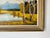 Mid-Century Modern 1970s Vintage Fall Landscape Oil on Canvas Painting, Signed For Sale - Image 3 of 12