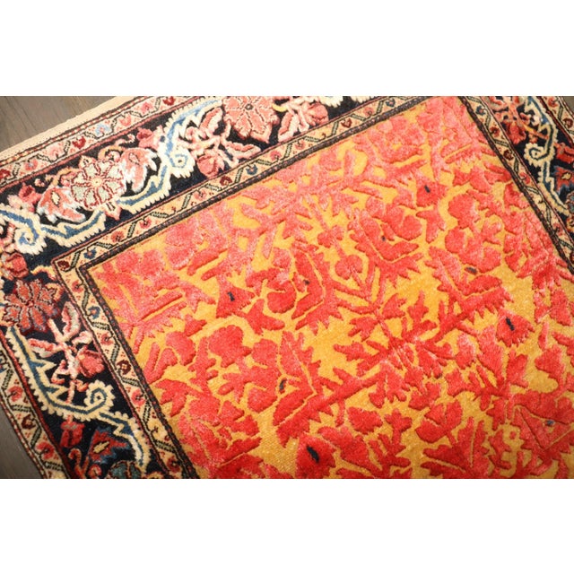 an early 20th century Persian Jozan Souf rug