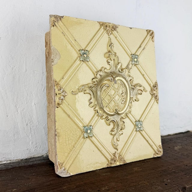 Antique Tile from Zelm & Boehm, 1890s For Sale - Image 5 of 12