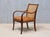 1930s Armchairs in Mahogany, Cane, and Leather from Frits Henningsen, Denmark, 1931 For Sale - Image 5 of 16