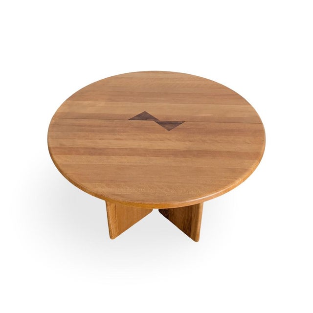 We are offering a beautiful vintage French dining table from 1980 for sale. Designed by Søren Nissen & Ebbe Gehl, it was...