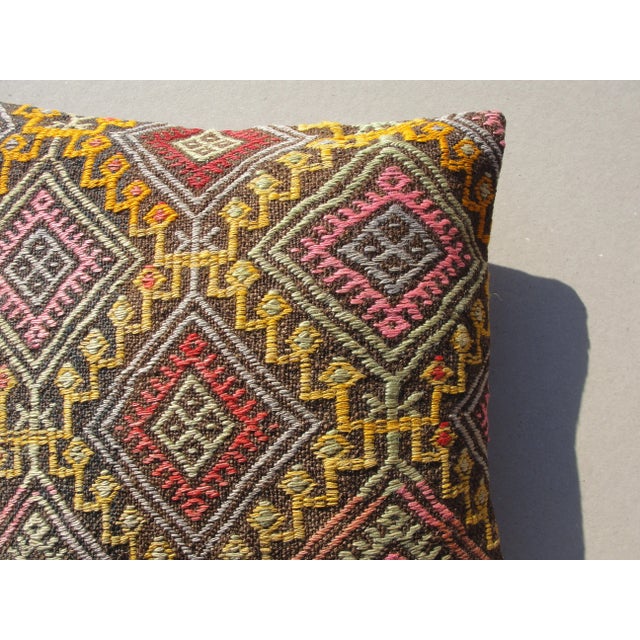 2020s Kilim Rug Pillow Cover For Sale - Image 5 of 10