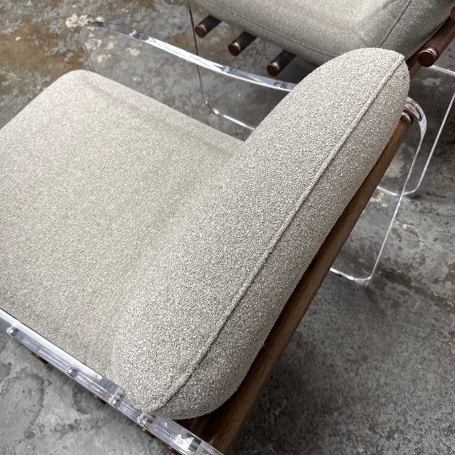 Textile Four Hands Cassius Lounge Chairs, Pair For Sale - Image 7 of 12